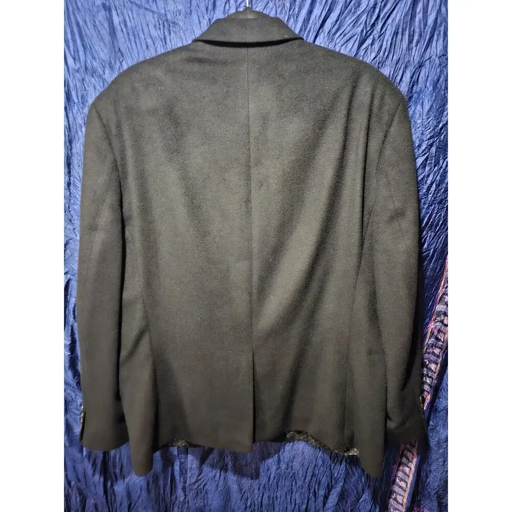 Lauren Ralph Lauren Sport Coat Blazer Men's XL Black 2-Button Jacket